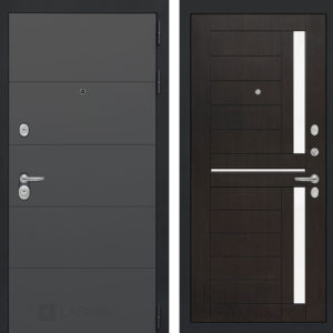 АРТ графит 02 - Венге, стекло белое  