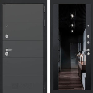 АРТ графит Черный кварц Зеркало Максимум с тонировкой  