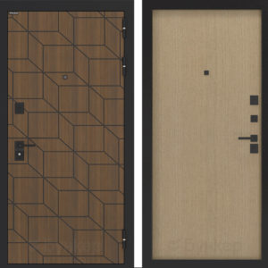 БУНКЕР БН-03 Ларче орех с черной патиной/ДВП Венге светлый  