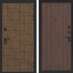 БУНКЕР БН-03 Ларче орех с черной патиной/ФЛ-116 Орех бренди  