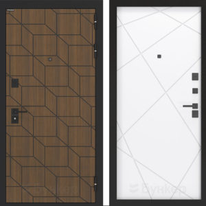 БУНКЕР БН-03 Ларче орех с черной патиной/ФЛ-291 Белый софт  