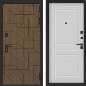 БУНКЕР БН-03 Ларче орех с черной патиной/ФЛ-711 Белый софт  