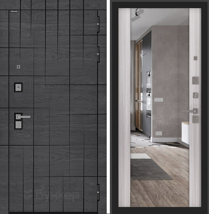 БУНКЕР БН-09 Дуб мадейра с черной патиной/ФЛЗ-1 Сандал белый БУНКЕР БН-09 Дуб мадейра с черной патиной/ФЛЗ-1 Сандал белый