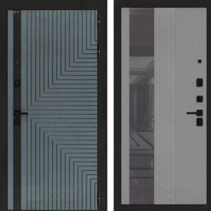 КРЕДОР 32 - Серый рельеф софт с Зеркалом тонированным  