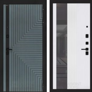 КРЕДОР 32 - Белый рельеф софт с Зеркалом тонированным  