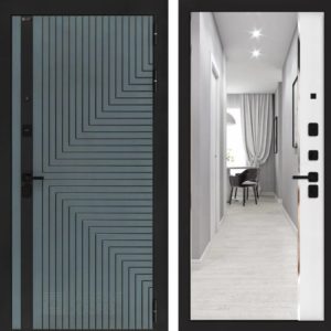 КРЕДОР Белый софт с зеркалом Панорама  