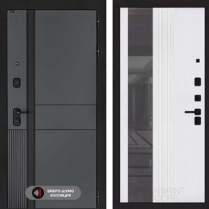 ЭВОЛАБ с Зеркалом 32 тонированным - Белый рельеф софт  