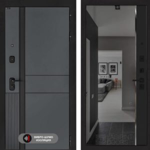 ЭВОЛАБ с зеркалом Панорама с тонировкой - Черный кварц  