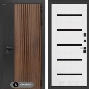 Айслаб 01 - Белое дерево, стекло черное  