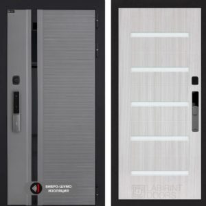 Пиано Смарт 2.0 панель 01 - Сандал белый, стекло белое  