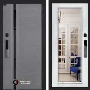 Пиано Смарт 2.0 с Зеркалом Фацет - Белый софт  