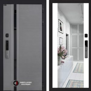 Пиано Смарт 2.0 с зеркалом Максимум - Белый софт  