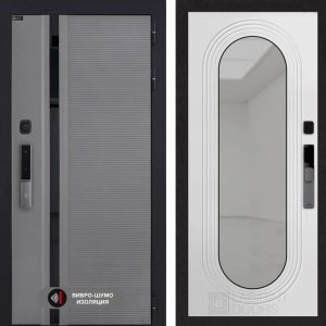 Пиано Смарт 2.0 с зеркалом Дольче - Белый софт  