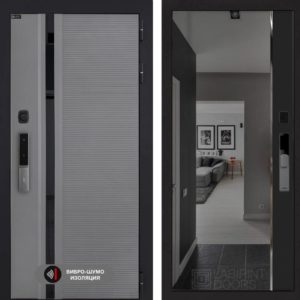 Пиано Смарт 2.0 с зеркалом Панорама с тонировкой - Черный кварц  