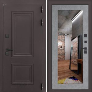 Полярис лайт 18 - Бетон светлый с зеркалом  