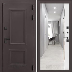 Полярис лайт Белый софт с зеркалом Панорама  