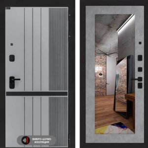 СКАЙЛАБ с Зеркалом 18 - Бетон светлый  