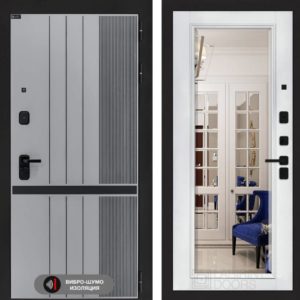 СКАЙЛАБ с Зеркалом Фацет - Белый софт  