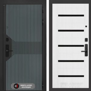 Смартлаб 01 - Белое дерево, стекло черное  