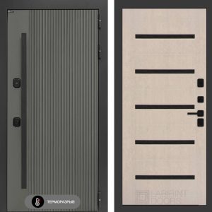 Термолаб 1 тепло 01 - Беленый дуб, стекло черное Термолаб 1 тепло 01 - Беленый дуб, стекло черное