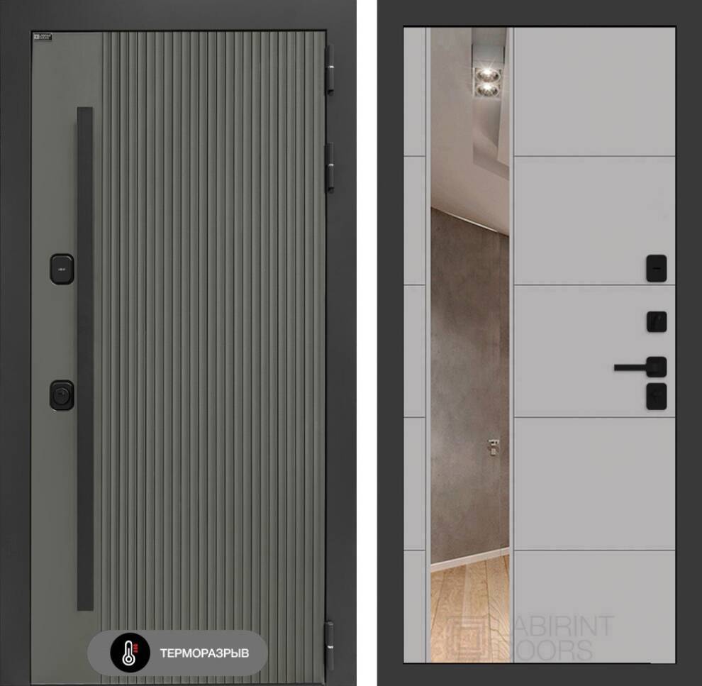 Термолаб 1 тепло с зеркалом 19 - Грей софт Термолаб 1 тепло с зеркалом 19 - Грей софт