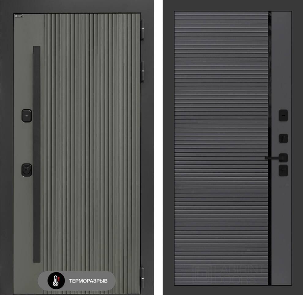 Термолаб 1 тепло 22 - Графит софт с молдингом Термолаб 1 тепло 22 - Графит софт с молдингом