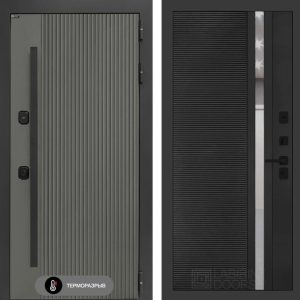 Термолаб 1 тепло 31 - Черный кварц, зеркальная вставка с тонировкой Термолаб 1 тепло 31 - Черный кварц, зеркальная вставка с тонировкой