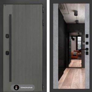 Термолаб 1 тепло с зеркалом Максимум - Бетон светлый  