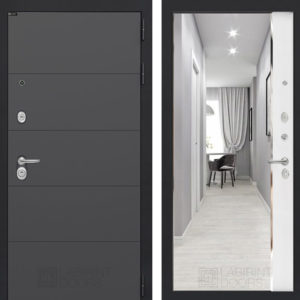 АРТ графит Белый софт Зеркало Панорама  