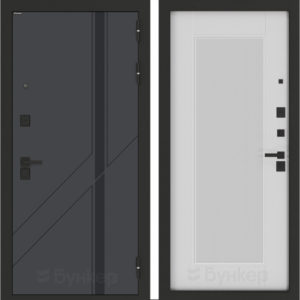 БУНКЕР БН-12 с панелью АМСТРОД Белый софт рельеф  