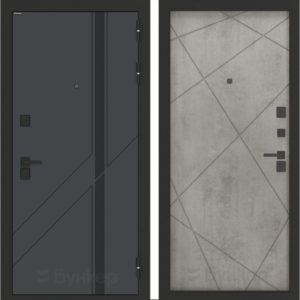 БУНКЕР БН-12 с панелью ФЛ-291 Бетон серый (светлый)  