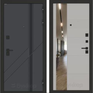 БУНКЕР БН-12 с зеркалом ФЛЗ-649 Грей софт  