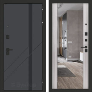 БУНКЕР БН-12 с зеркалом ФЛЗ-1 Сандал белый  