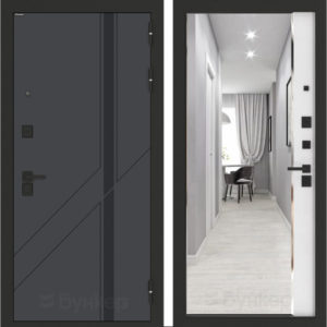 БУНКЕР БН-12 с зеркалом ФЛЗ-618 Белый софт  