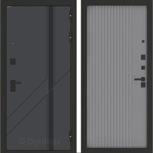 БУНКЕР БН-12 с панелью ХОМС Серый софт рельеф  