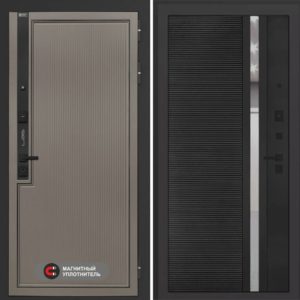 Лаб 1 Про 31 - Черный кварц, зеркальная вставка с тонировкой  