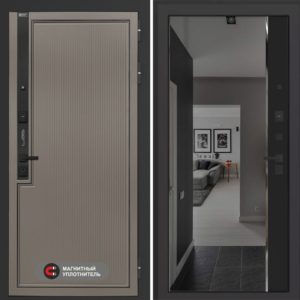 Лаб 1 Про с зеркалом (тонированное) Панорама - Черный кварц  