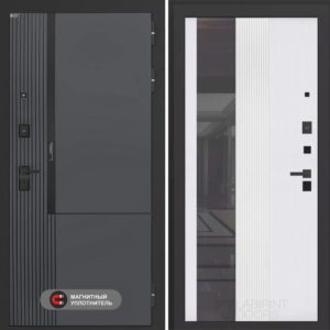 Лаб 2 Про с Зеркалом 32 тонированным - Белый рельеф софт Лаб 2 Про с Зеркалом 32 тонированным - Белый рельеф софт