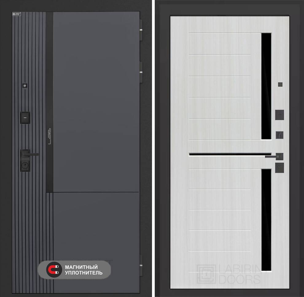 Лаб 2 Про 02 - Сандал белый, стекло черное Лаб 2 Про 02 - Сандал белый, стекло черное