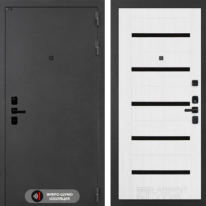 СОНАЛАБ (Ю) 01 - Белое дерево, стекло черное  