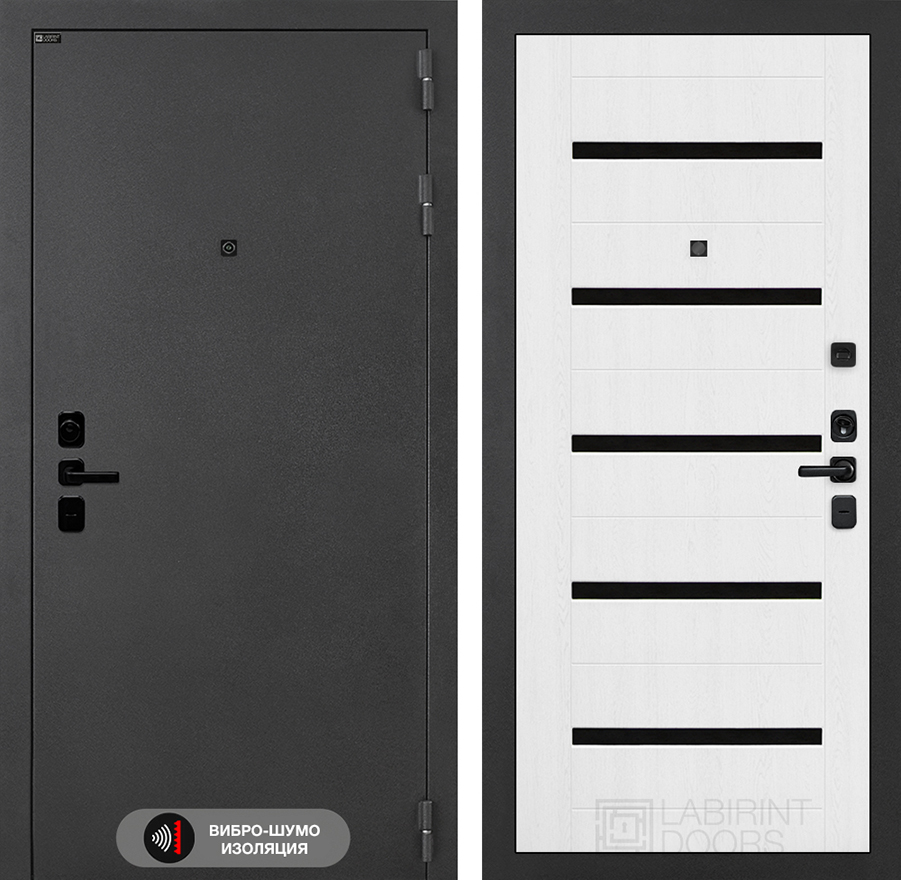 СОНАЛАБ (Ю) 01 - Белое дерево, стекло черное СОНАЛАБ (Ю) 01 - Белое дерево, стекло черное