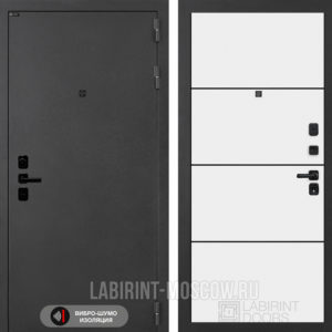 СОНАЛАБ (Ю) 25 - Белый софт, черный молдинг  