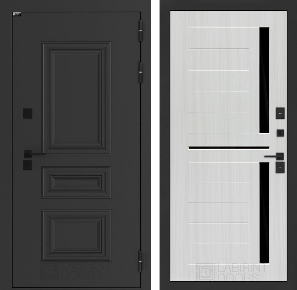 Аляска Лайт 02 - Сандал Белый, стекло черное Аляска Лайт 02 - Сандал Белый, стекло черное