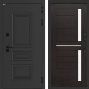 Аляска Лайт 02 - Венге, стекло белое  