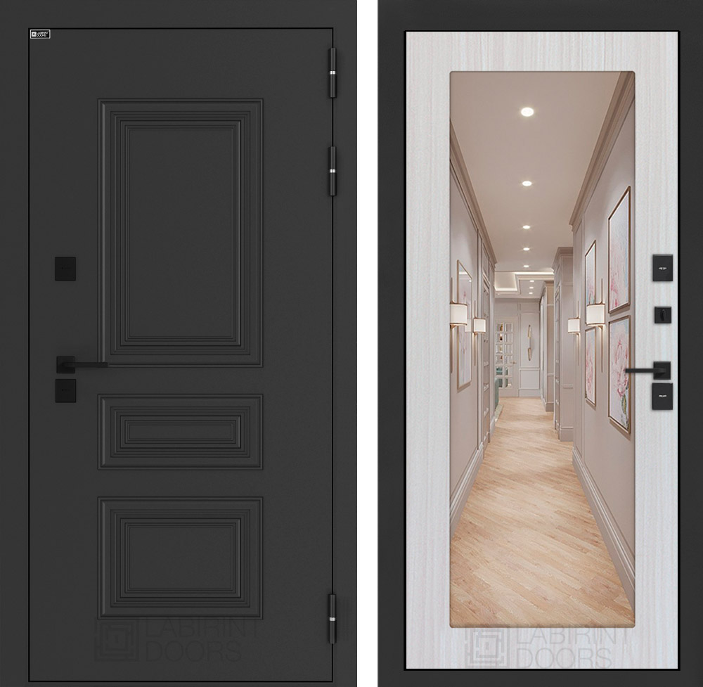 Аляска Лайт 18 - Зеркало - Сандал Белый Аляска Лайт 18 - Зеркало - Сандал Белый