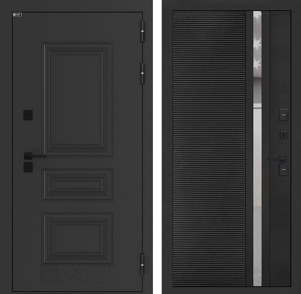 Аляска Лайт 31 - Черный кварц (Зеркальная вставка с тонировкой) Аляска Лайт 31 - Черный кварц (Зеркальная вставка с тонировкой)