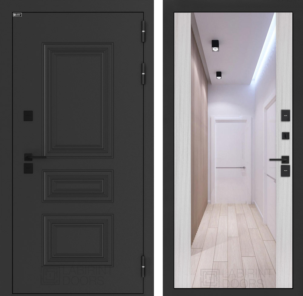 Аляска Лайт - Зеркало максимум - Сандал белый Аляска Лайт - Зеркало максимум - Сандал белый