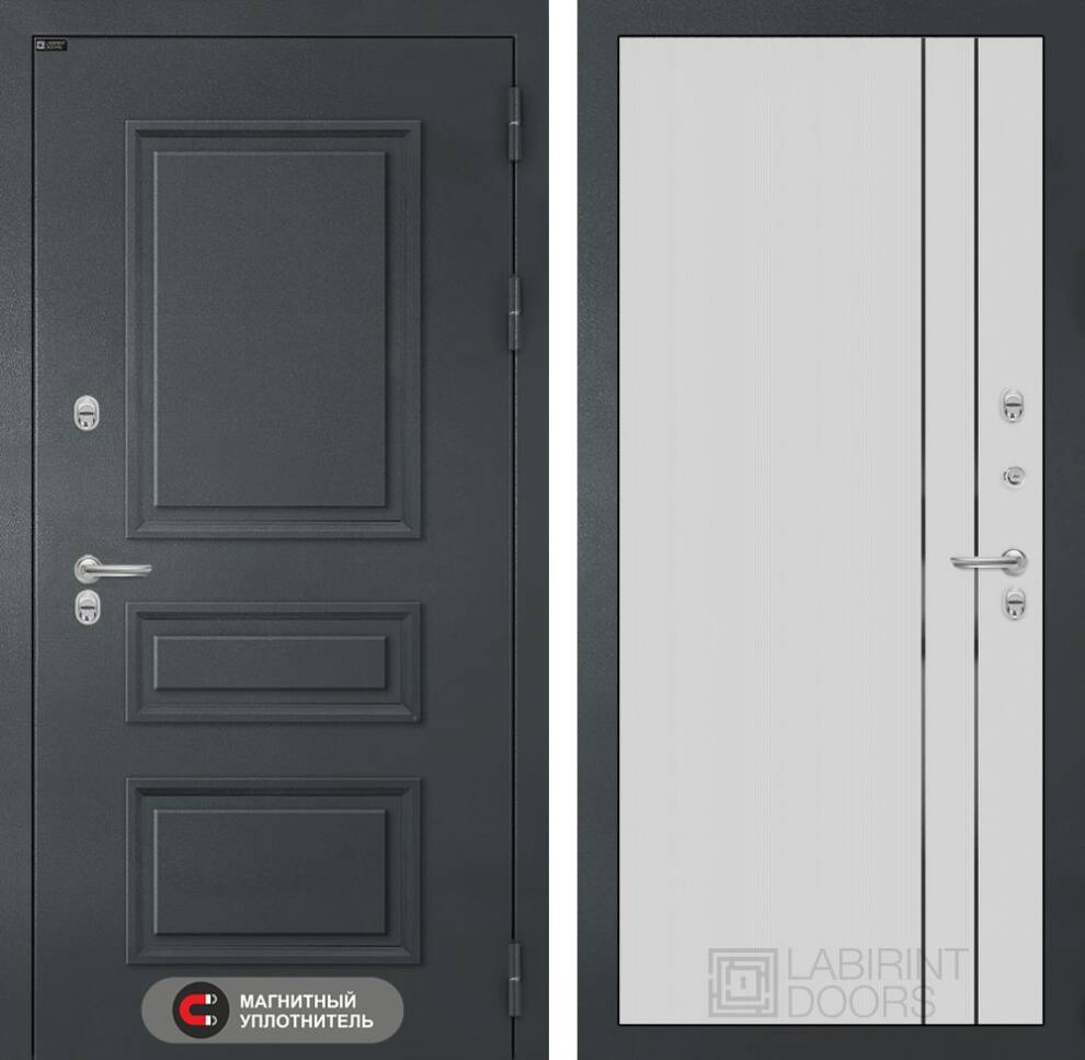 Атлантик 10 - Белый рельеф софт Атлантик 10 - Белый рельеф софт