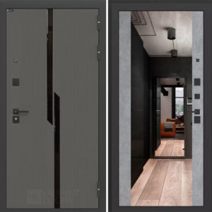 КАРБОН (Ю) Зеркало Максимум - Бетон светлый  