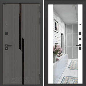 КАРБОН (Ю) Зеркало Максимум - Белый софт  